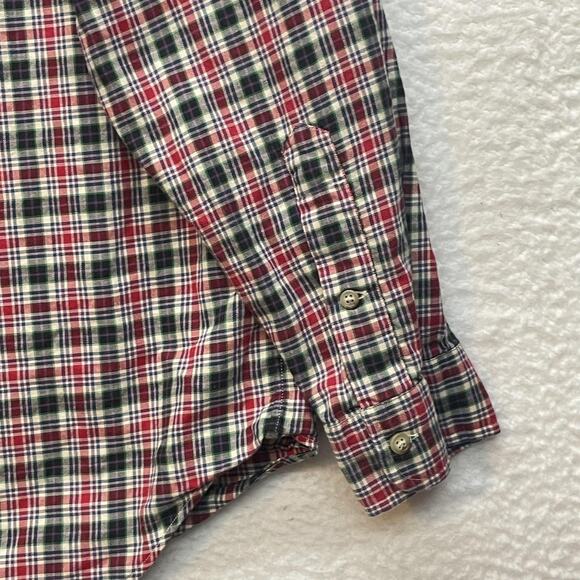 Ralph Lauren Shirt Mens 3XLT Tall Red Green Plaid Classic Fit Button Down Pony - Picture 7 of 10